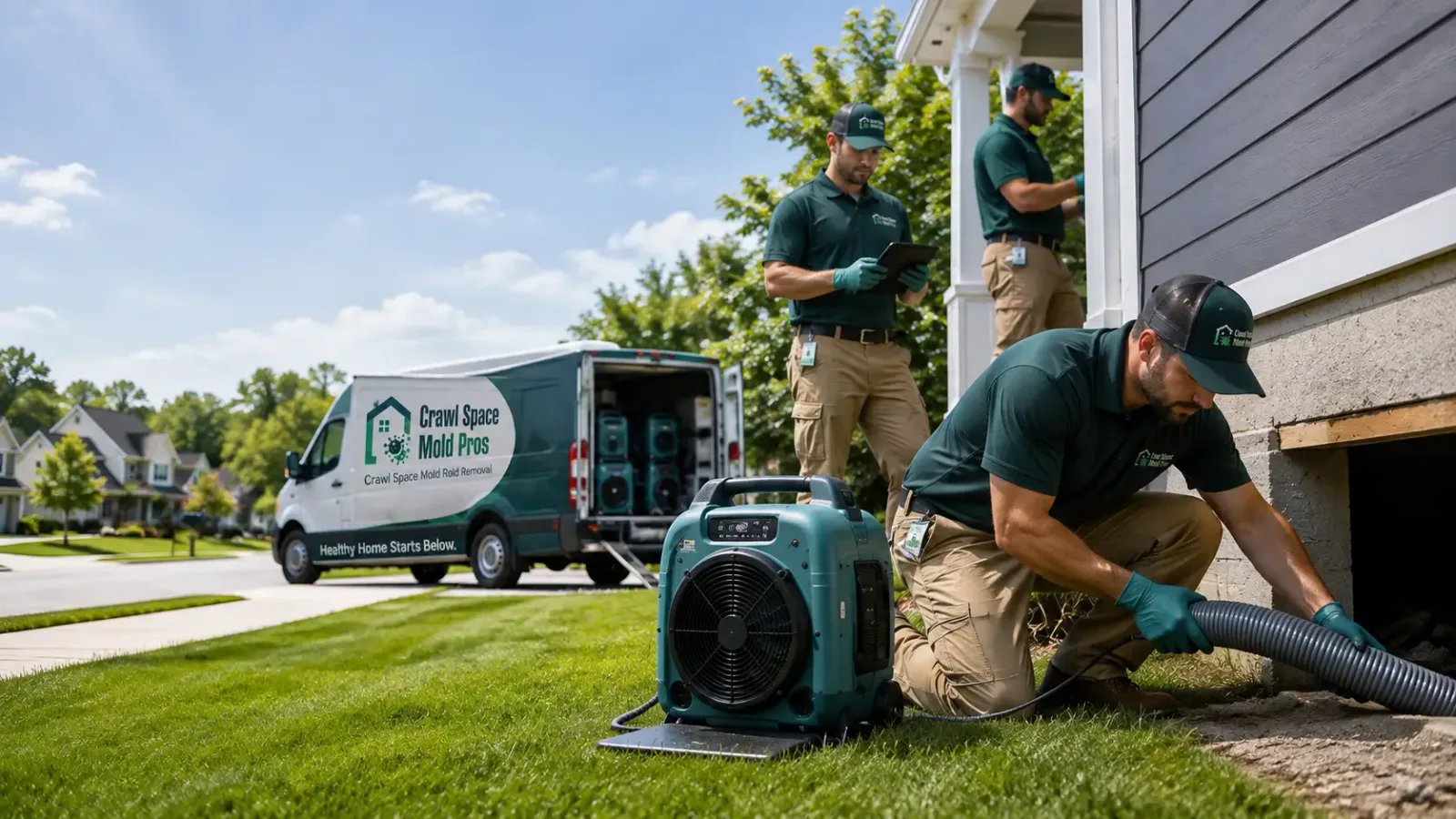 Crawl Space Mold Removal in Cumberland, IA